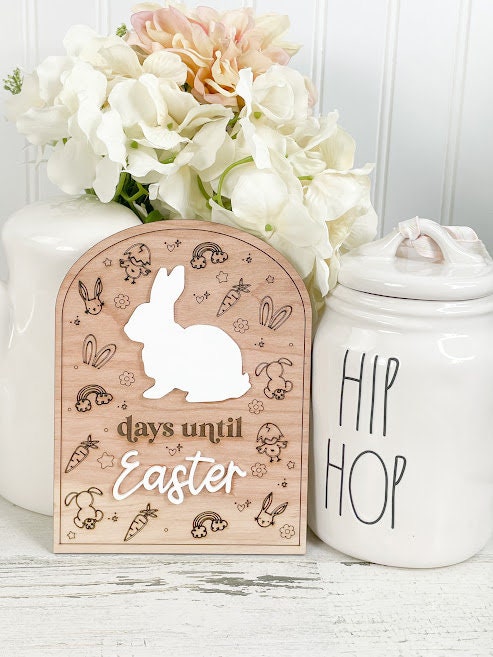 Easter Tier Tray Countdown Board