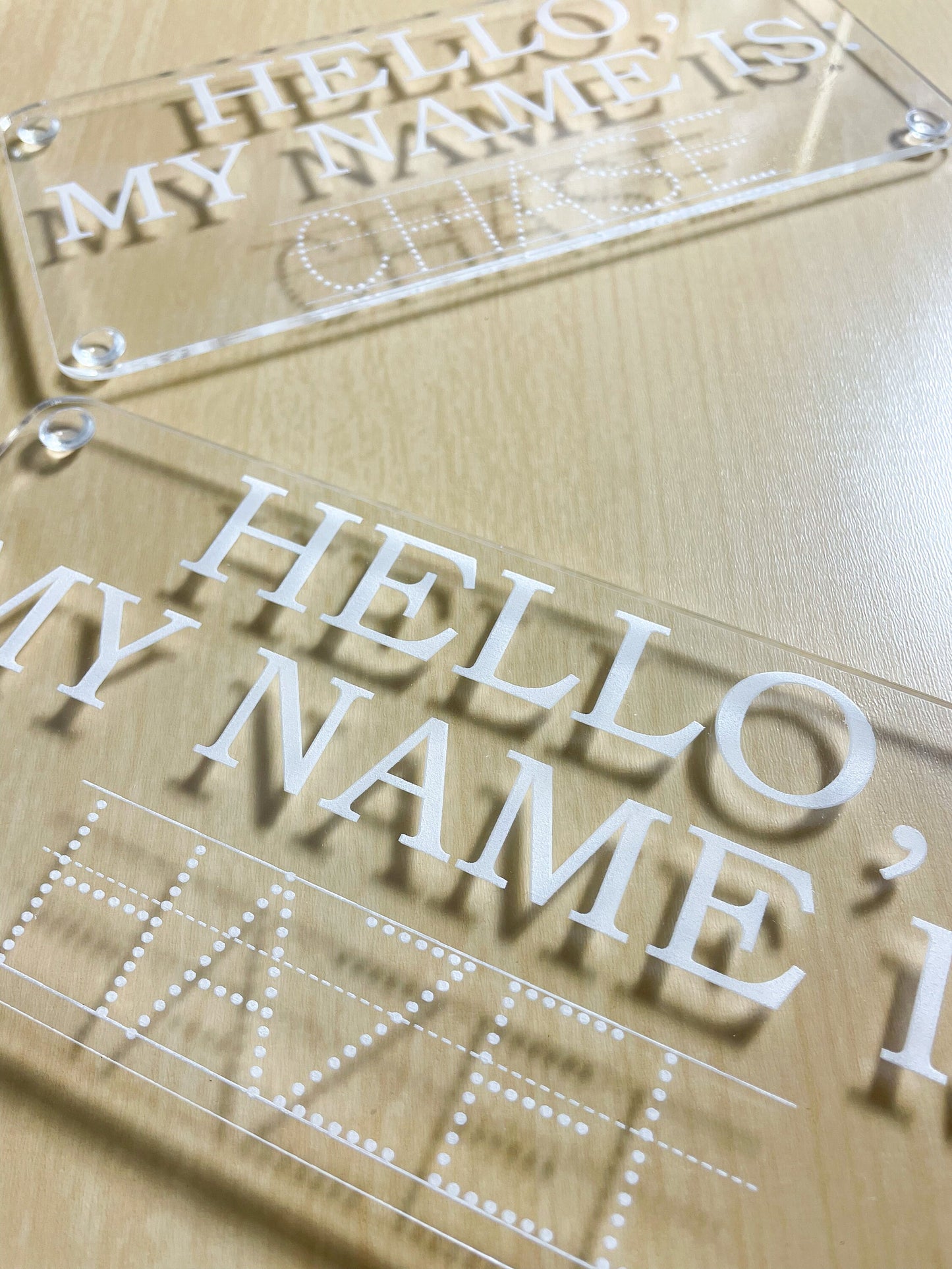 Name Tracing Practice Board, Dry Erase School Tool, Name Learning Board