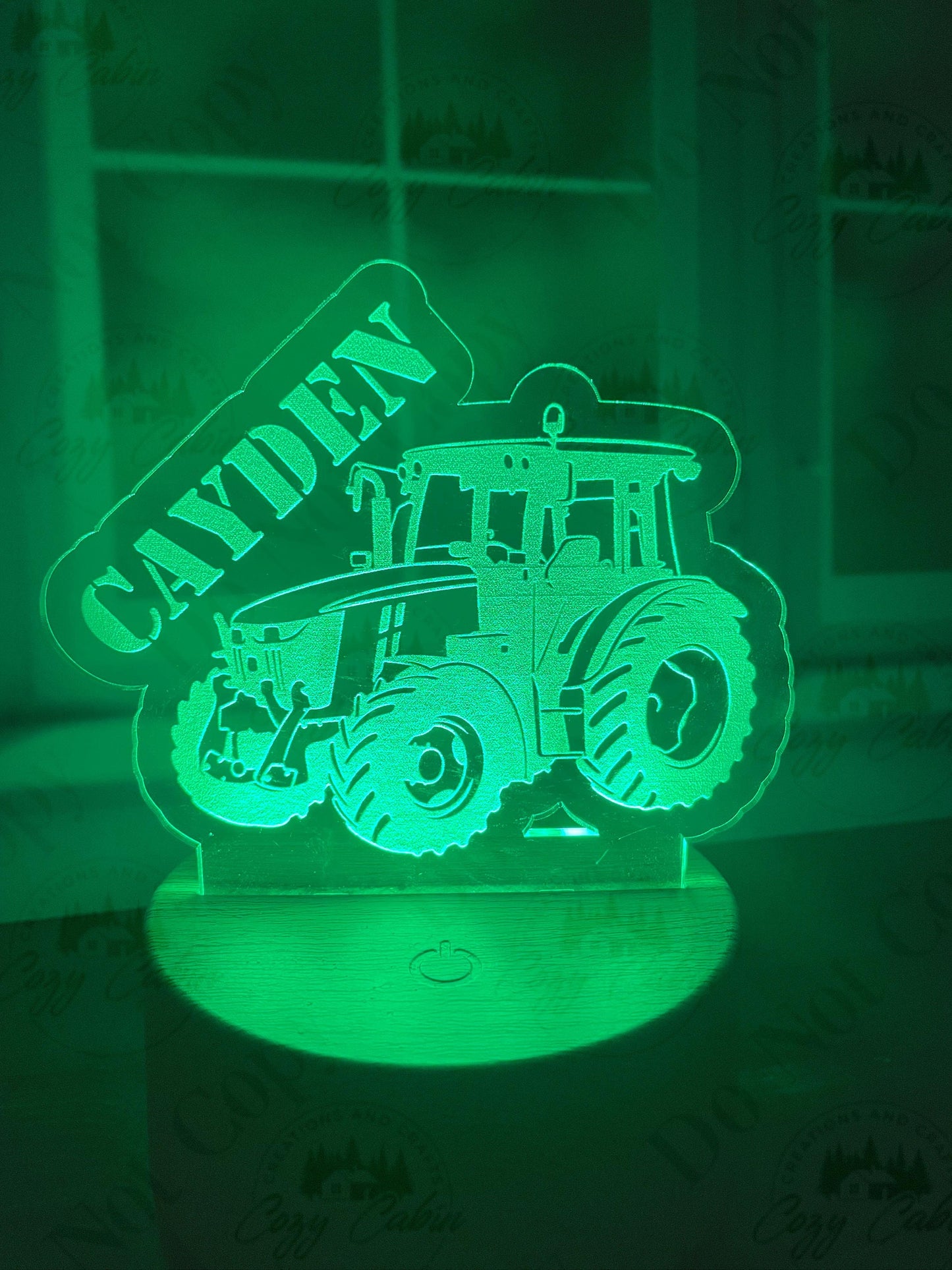 Boys Bedroom Night Light, Tractor Night Light, Night Light for Boys, Bedroom Night Light
