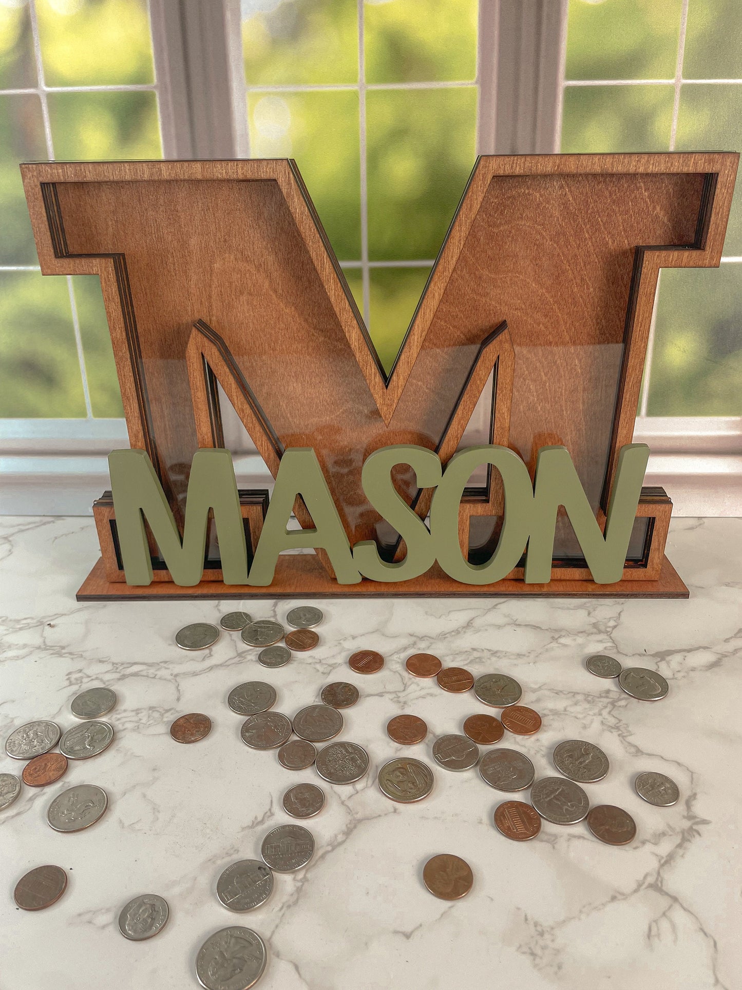 Personalized Name Bank, Custom Piggy Bank, Coin Bank, Kids Piggy Bank, Initial Piggy Bank, Gift for Kids