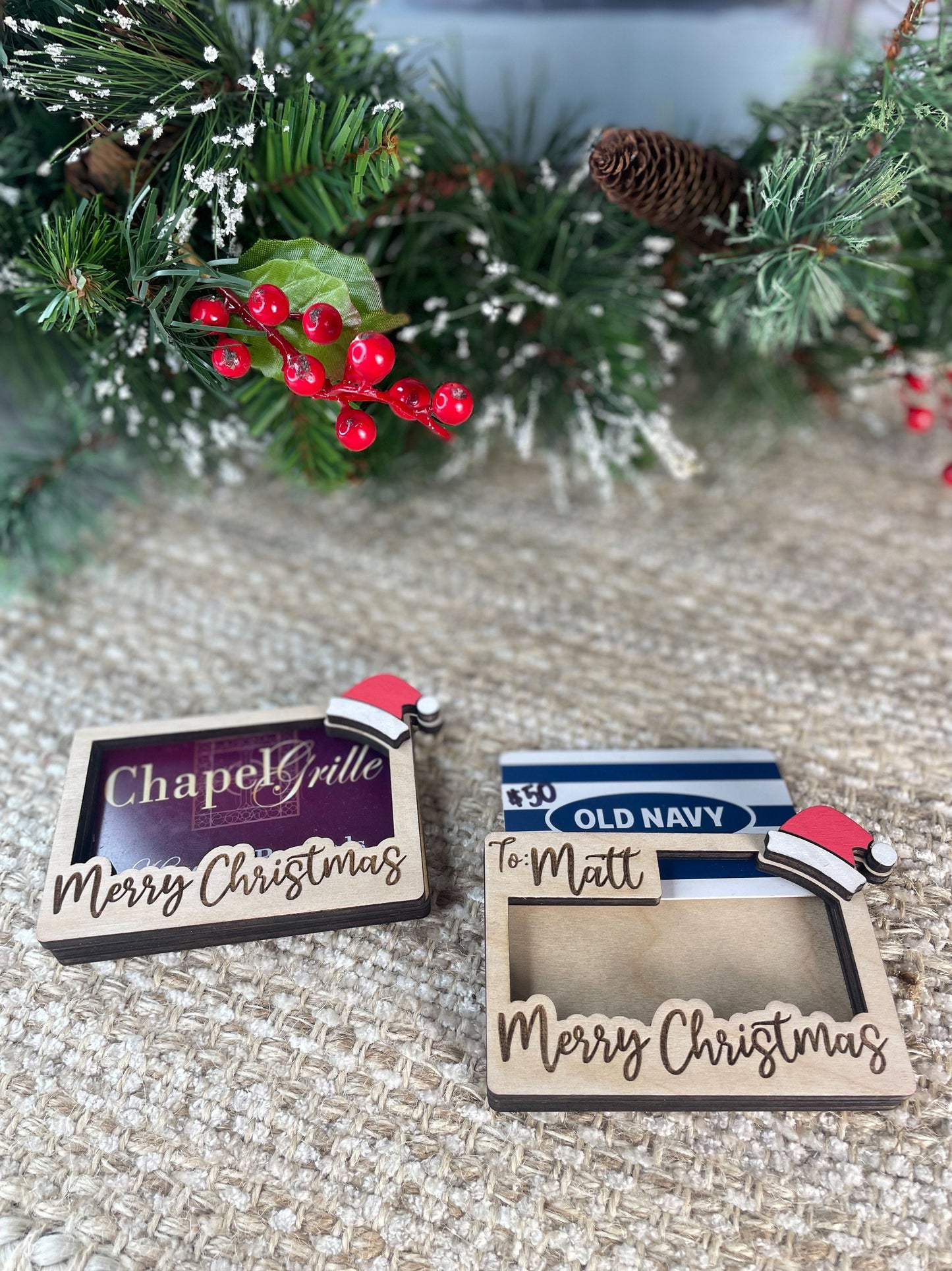 Christmas Money Cash Gift Card Holder