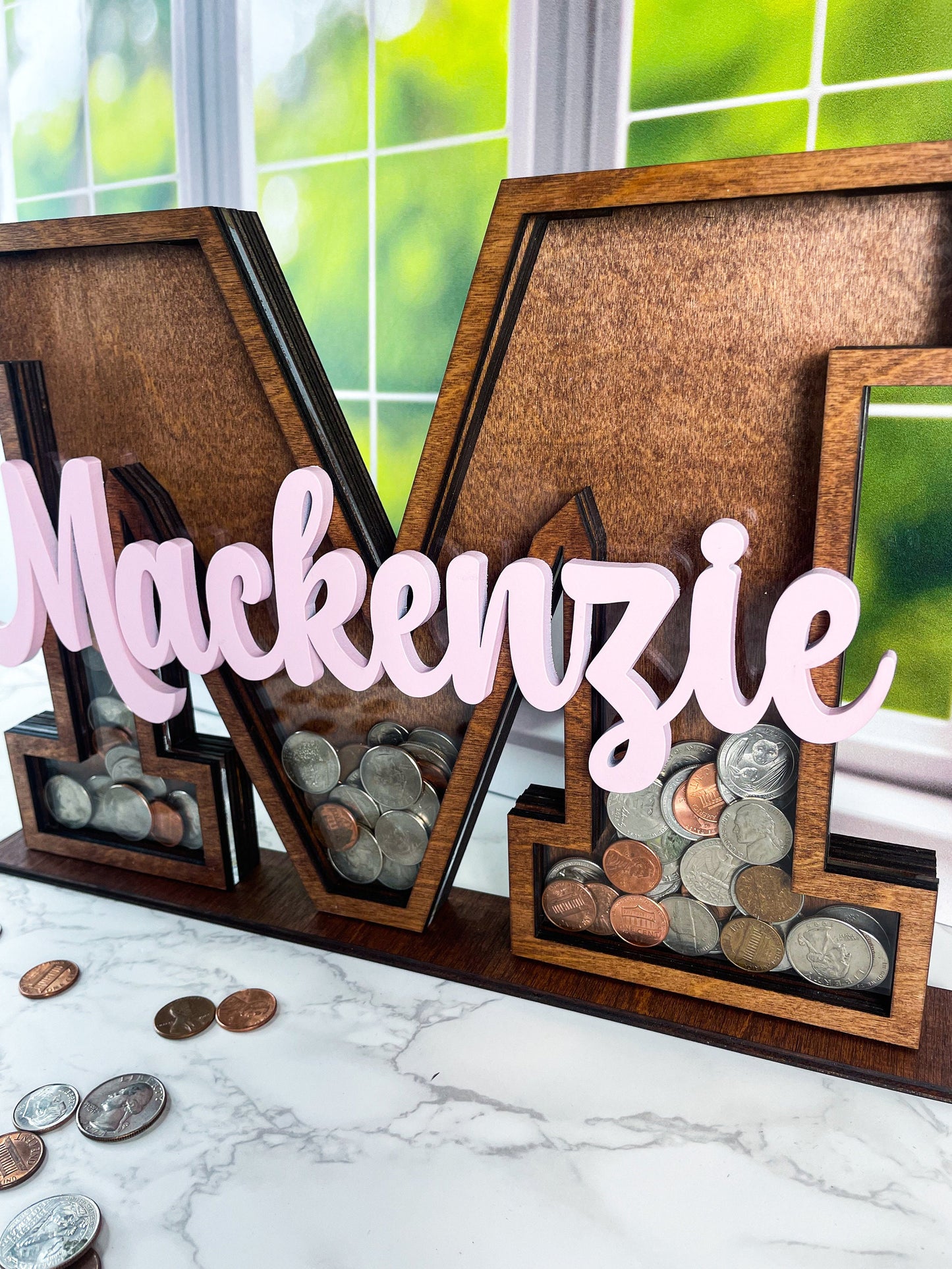 Personalized Name Bank, Custom Piggy Bank, Coin Bank, Kids Piggy Bank, Initial Piggy Bank, Gift for Kids