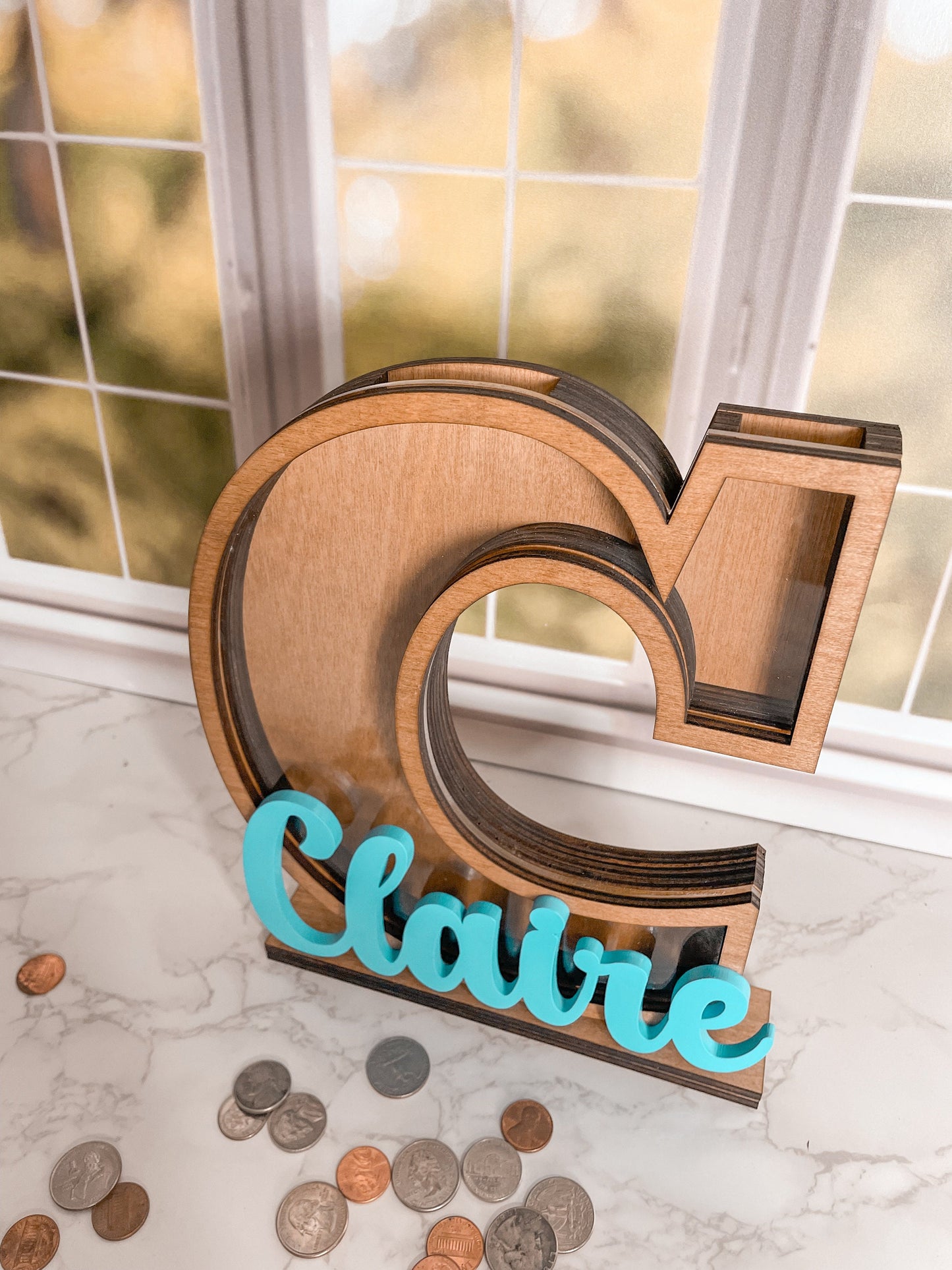 Personalized Name Bank, Custom Piggy Bank, Coin Bank, Kids Piggy Bank, Initial Piggy Bank, Gift for Kids