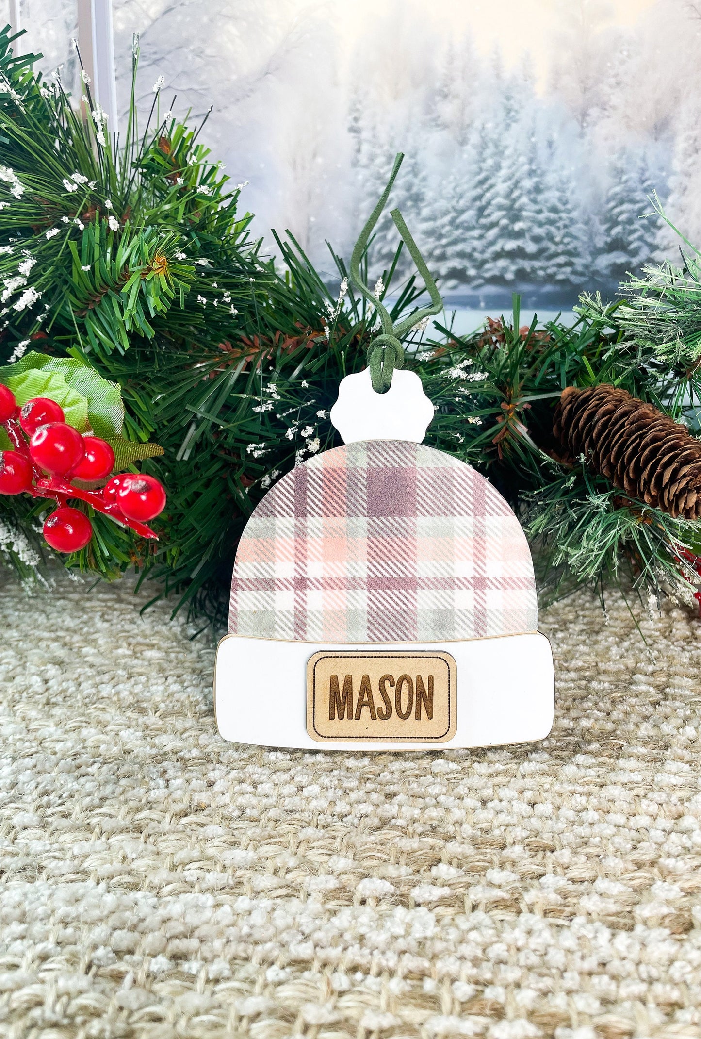 Cozy Winter Hat Ornament | Kids Ornament