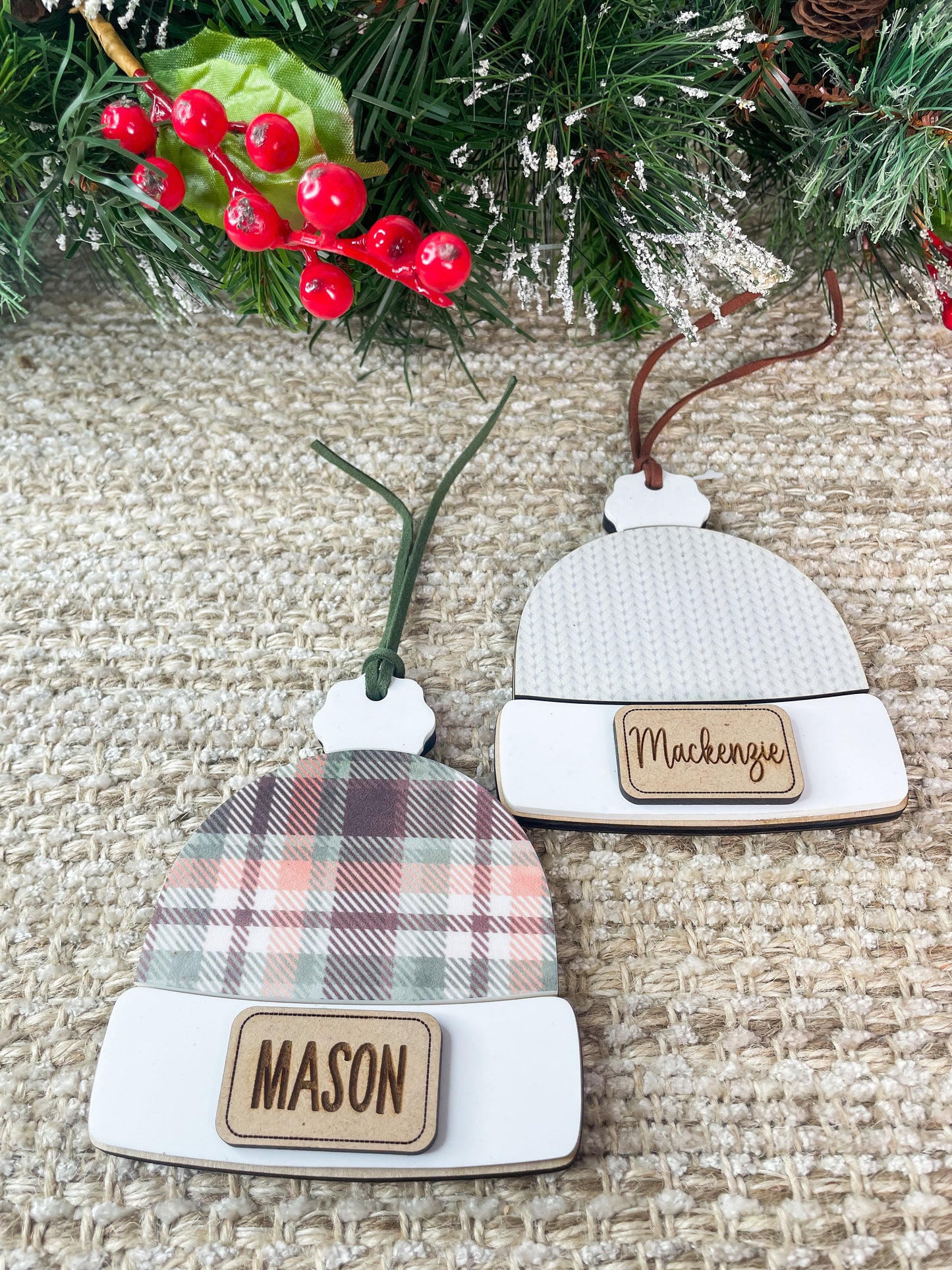 Cozy Winter Hat Ornament | Kids Ornament