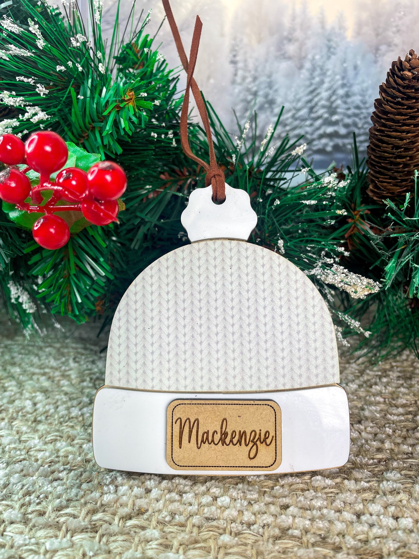 Cozy Winter Hat Ornament | Kids Ornament