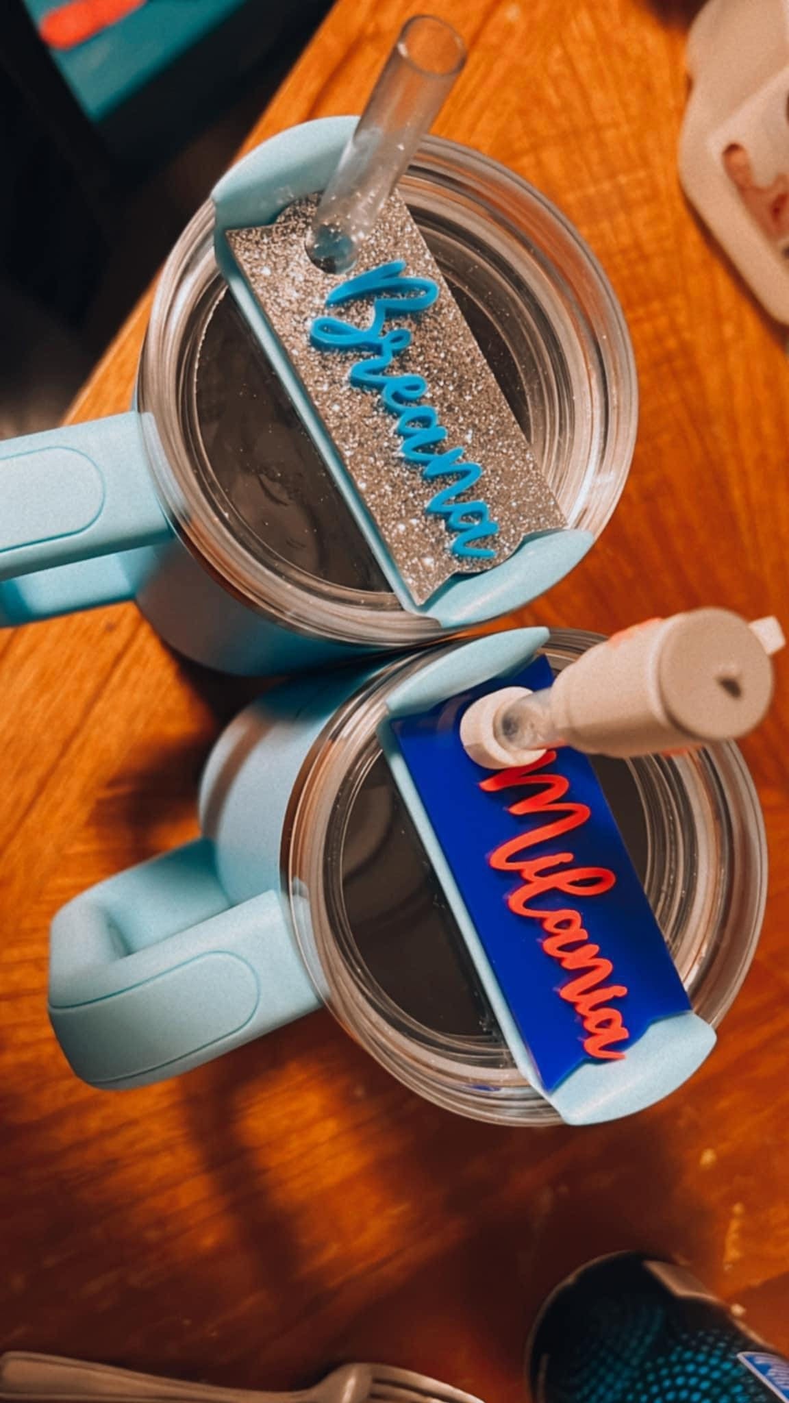 Tumbler Topper Name Plate | Tumbler Topper | Tumbler Accessory