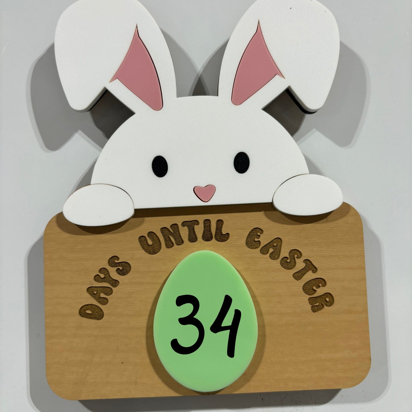 Easter Countdown for Kids, Easter Bunny Magnet Countdown, Easter Countdown, Refrigerator Magnet