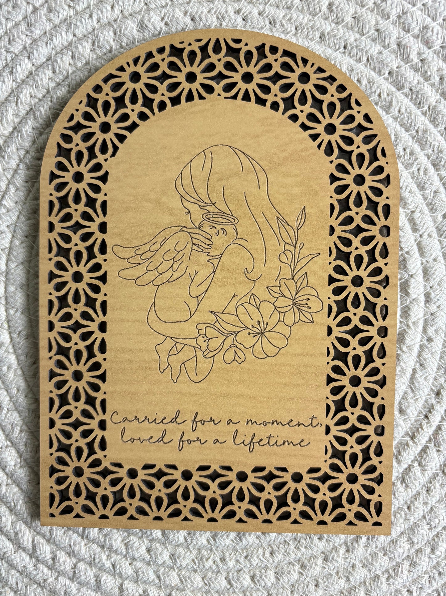 Miscarriage and Baby Loss Gift | Baby Memorial | Pregnancy Loss | Bereavement Gift | Stillbirth Memorial | Angel baby Plaque | Infant Loss