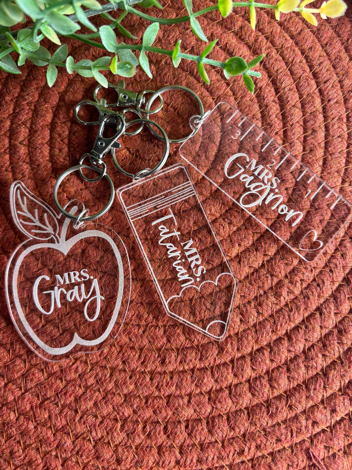 Teacher Appreciation Gift, Teacher Keychain, Teacher Gift from Students, Teacher Assistant Gift, Keychain for Teacher Gift