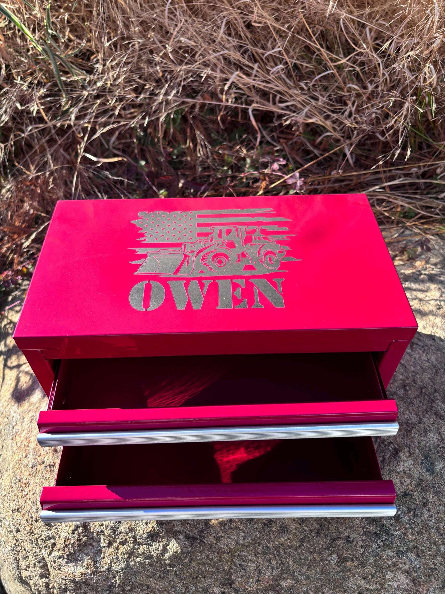 Personalized Tool Box, Engraved Custom Tool Box, Mini Tool Box, Tool Box Gift for Men, Tool Box for Kids, Crafter Organization Tool Box