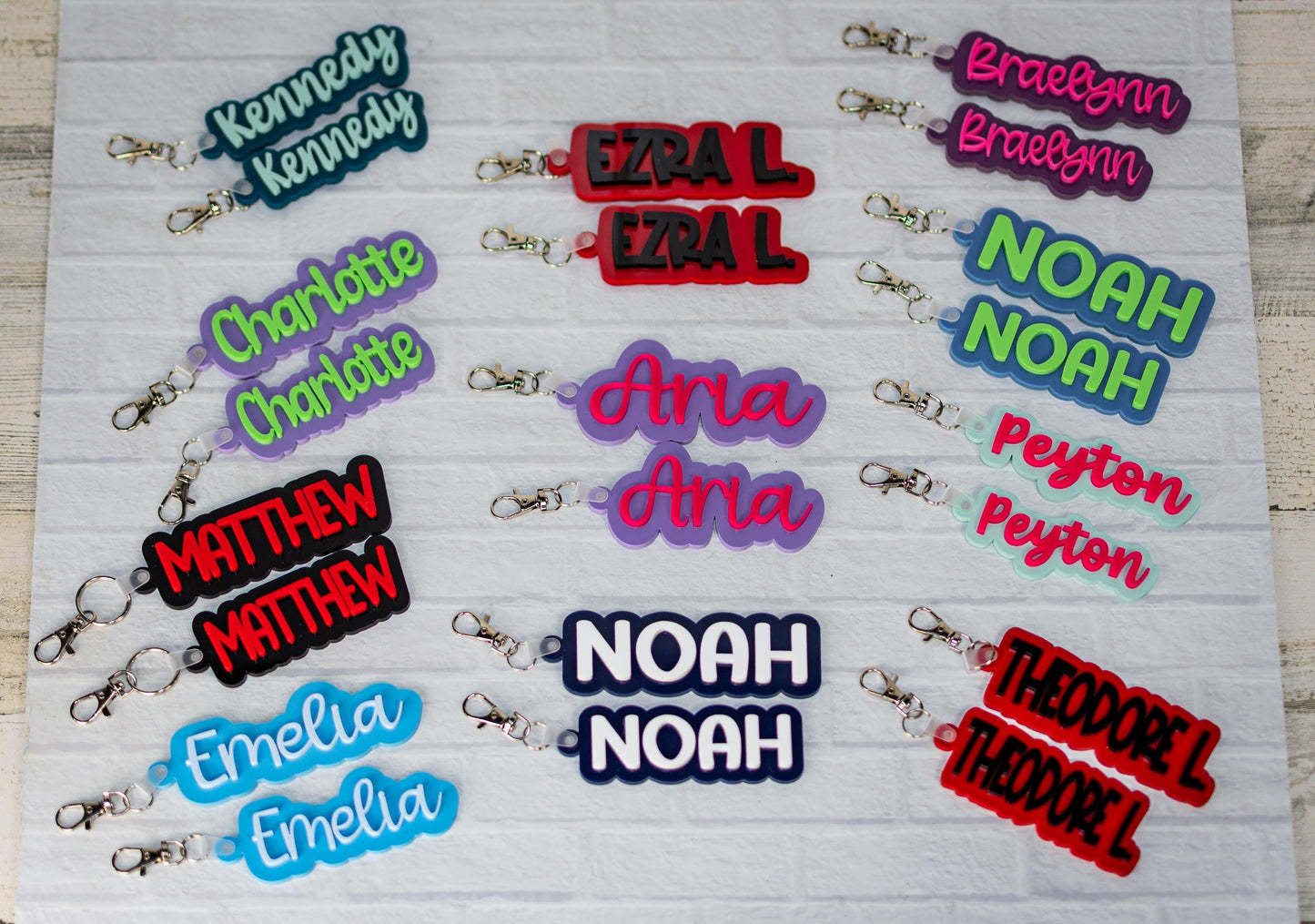 Personalized Backpack Keychain, Name Tag for Backpack, Name Lunchbox tag, Back-to-School Gift, Tag for Kids, Back to School Labels for items