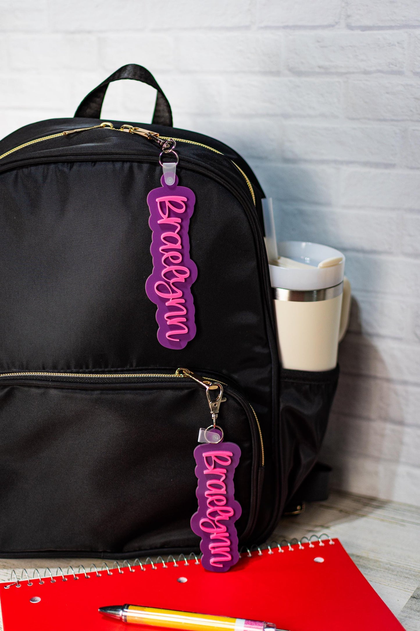 Personalized Backpack Keychain, Name Tag for Backpack, Name Lunchbox tag, Back-to-School Gift, Tag for Kids, Back to School Labels for items