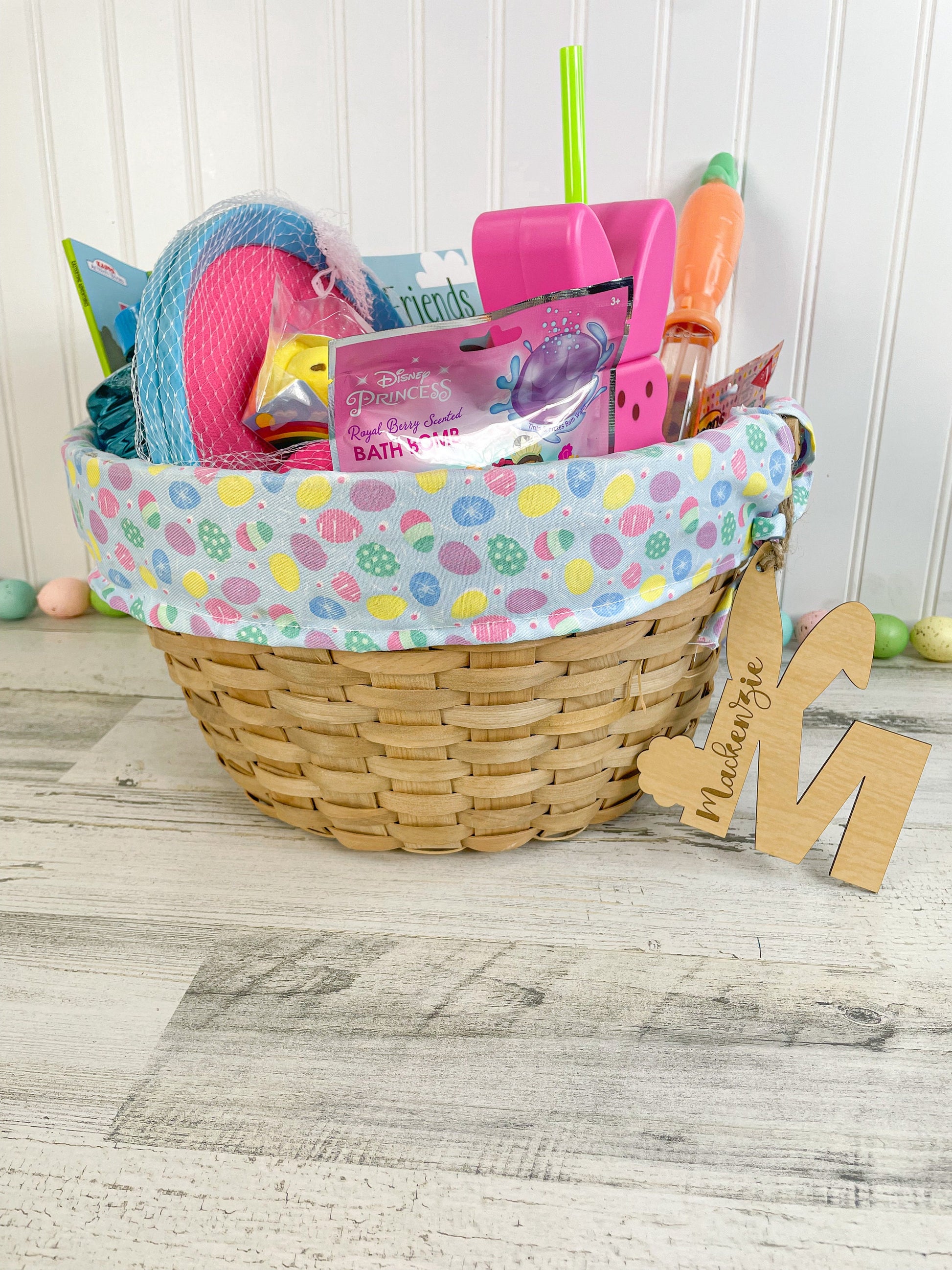 Easter Tag for Easter Basket, Easter Name Tag, Name Tag for Easter, Initial Easter Name Tag, Gift Tag for Easter