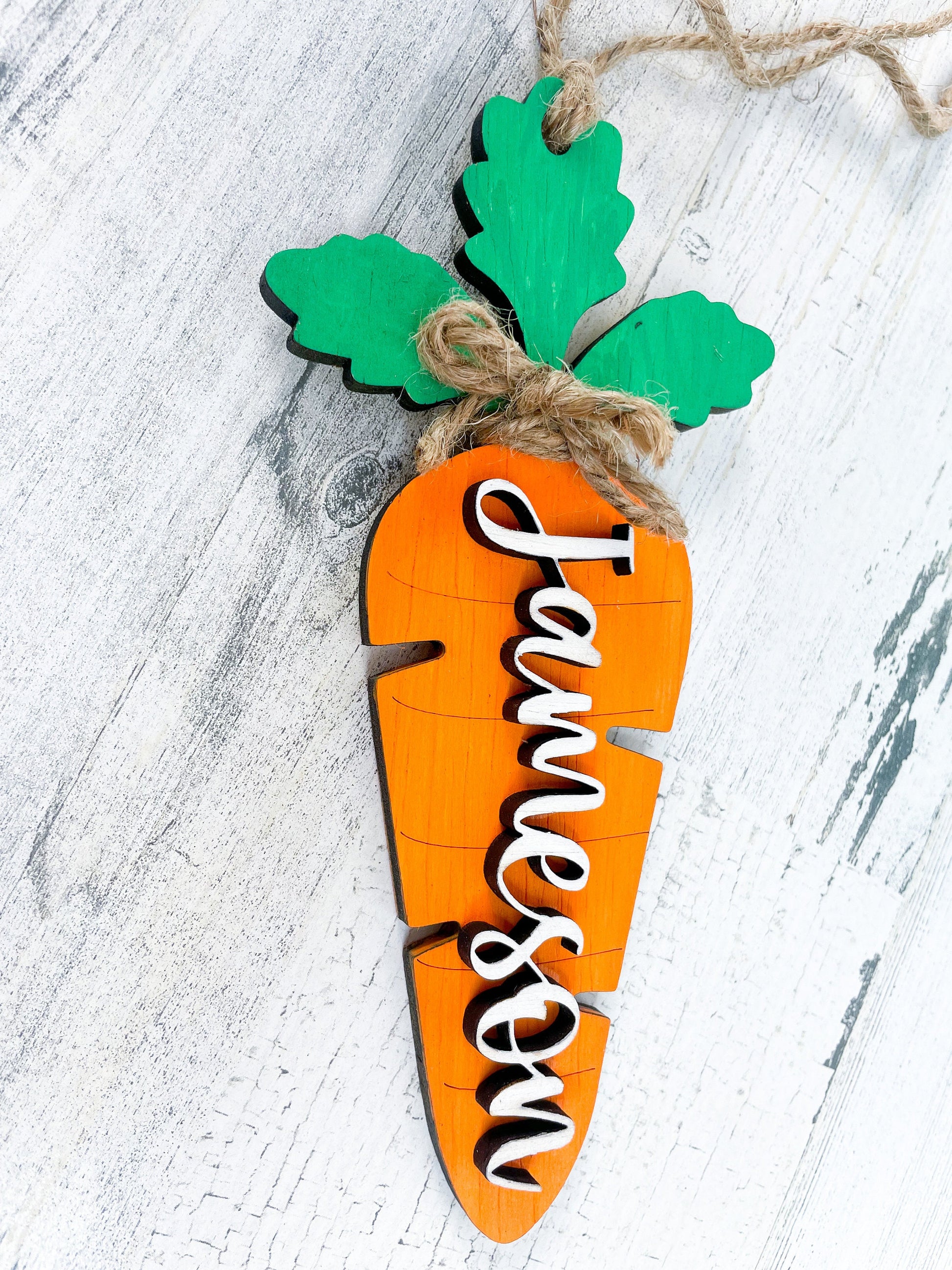 Carrot Easter Name Tag, Easter Name Tag for Easter Basket, Name Tag for Basket, Easter Gift Tag