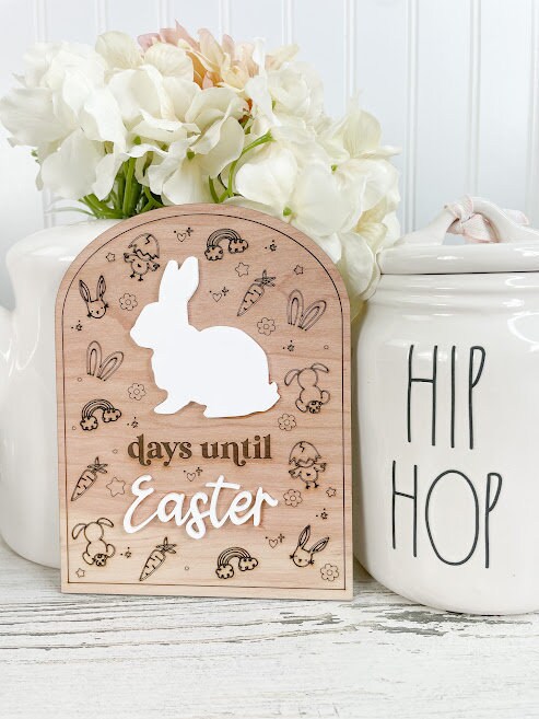 Easter Tier Tray Countdown Board