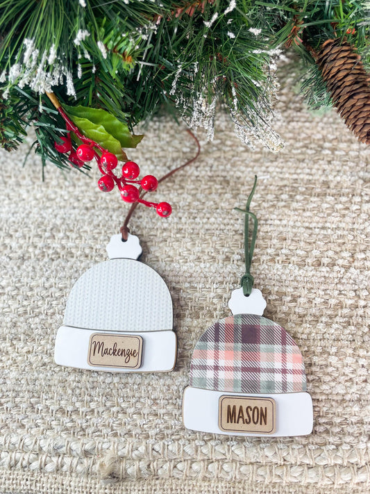 Cozy Winter Hat Ornament | Kids Ornament