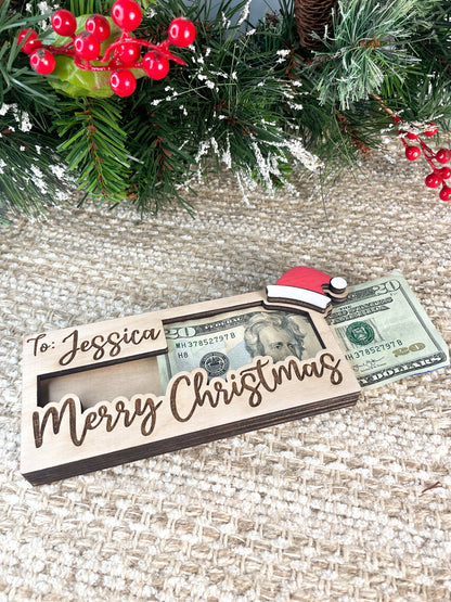 Christmas Money Cash Gift Card Holder