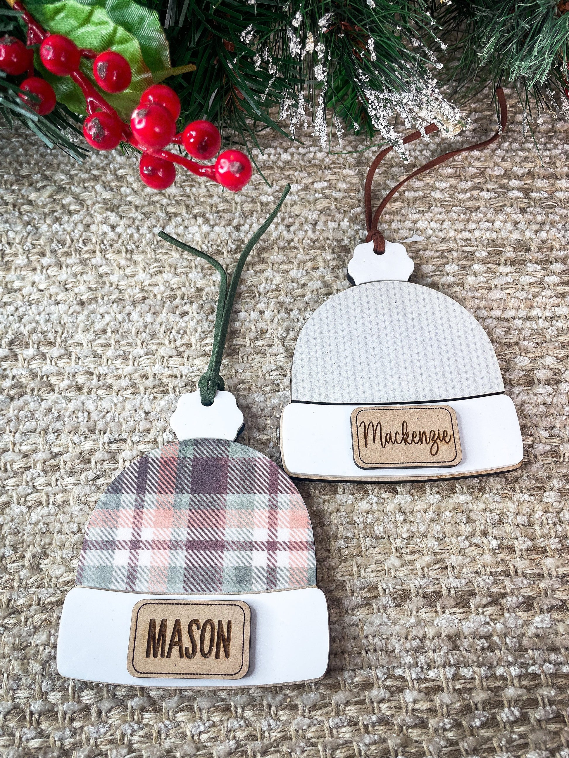 Cozy Winter Hat Ornament | Kids Ornament