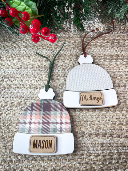 Cozy Winter Hat Ornament | Kids Ornament