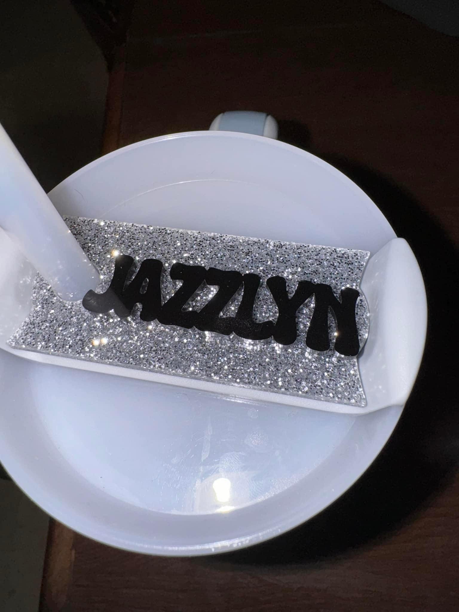Tumbler Topper Name Plate | Tumbler Topper | Tumbler Accessory