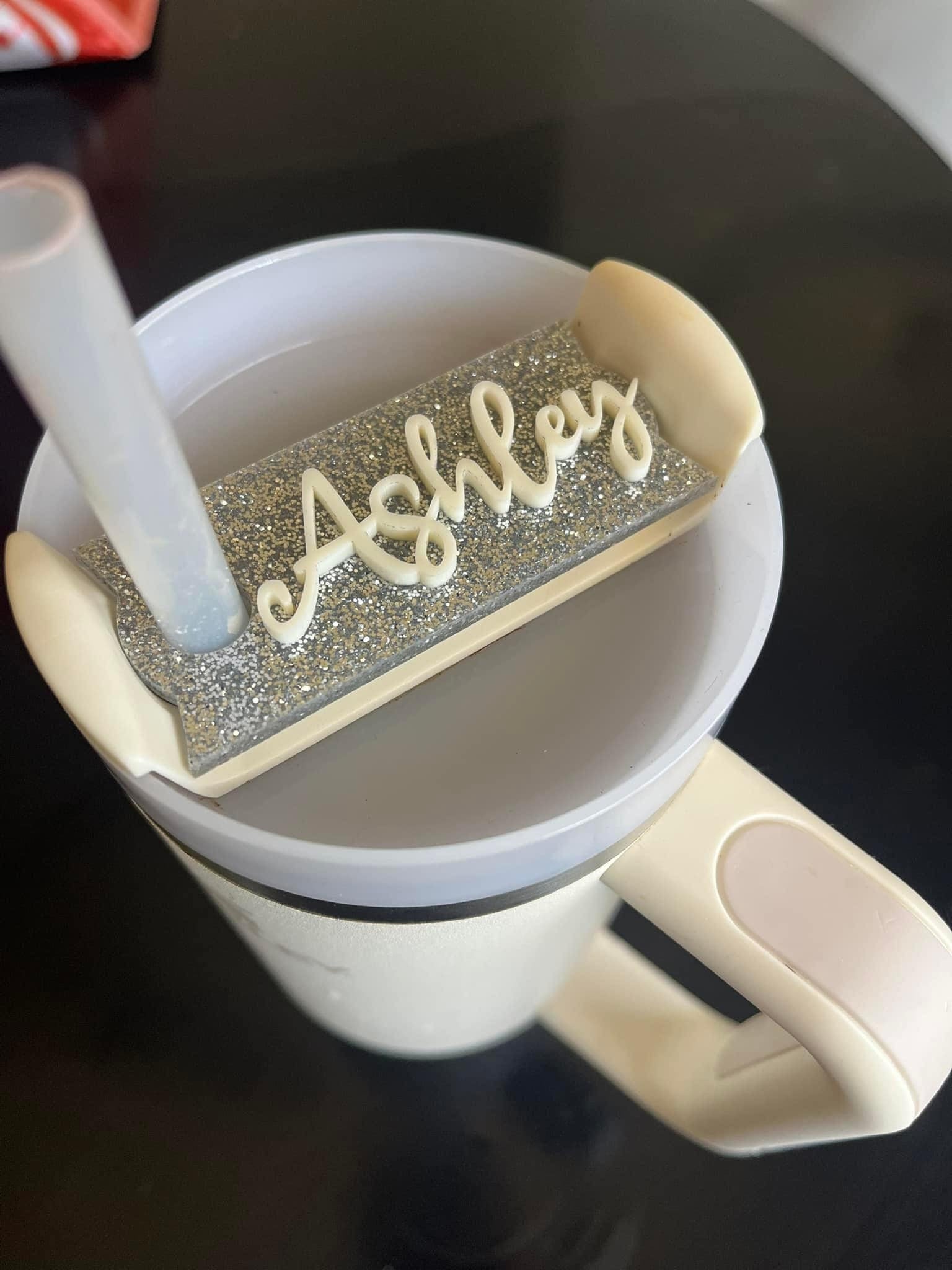 Tumbler Topper Name Plate | Tumbler Topper | Tumbler Accessory