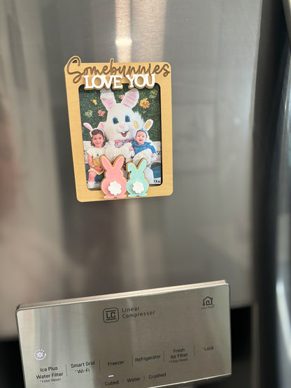Easter Photo Frame, Easter Frame Magnet, Grandparents Easter Photo, Easter Photo Magnet, Easter Picture Frame
