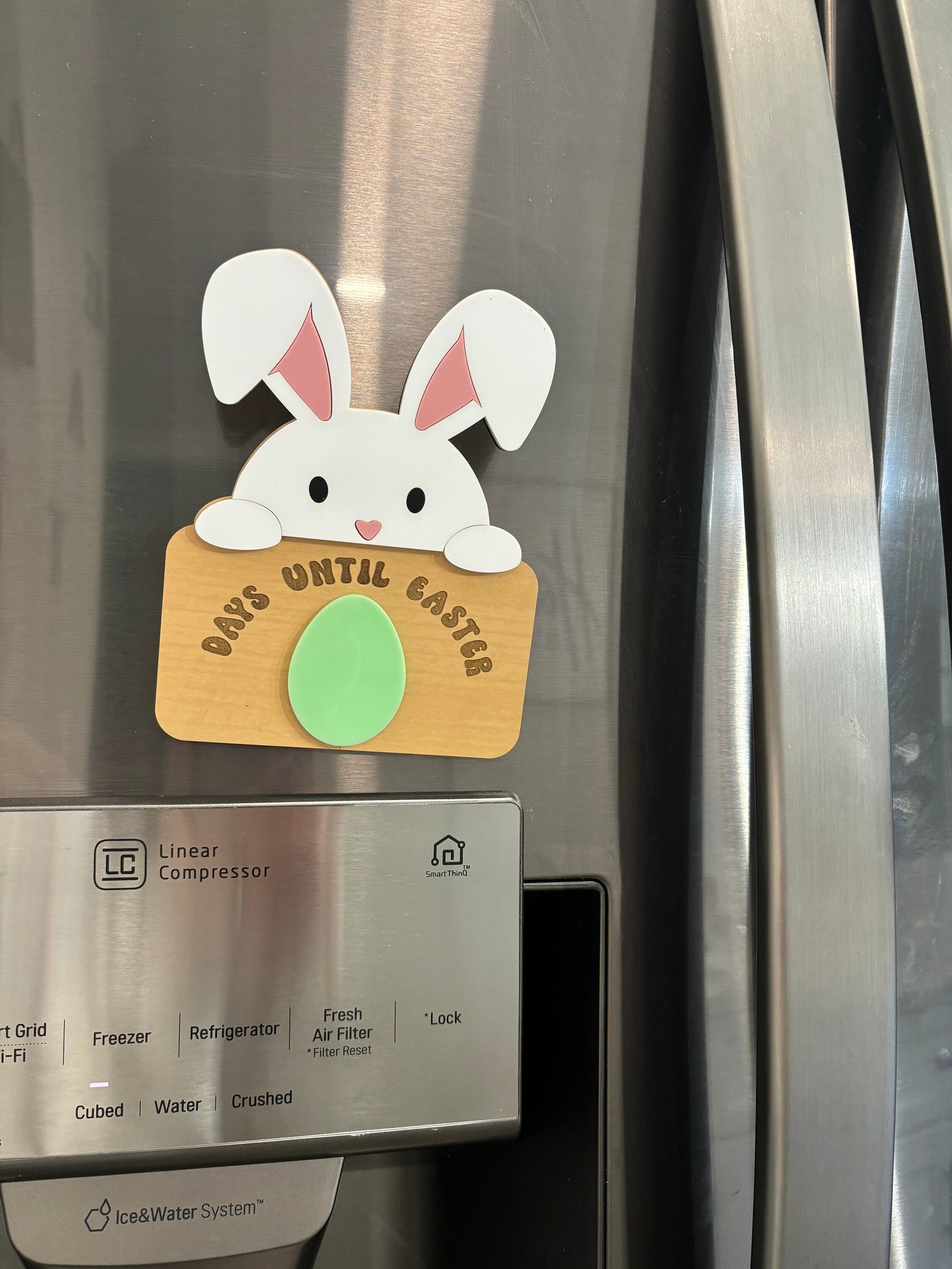 Easter Countdown for Kids, Easter Bunny Magnet Countdown, Easter Countdown, Refrigerator Magnet