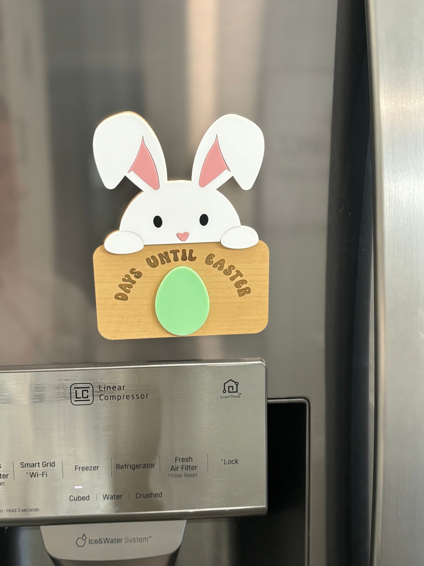 Easter Countdown for Kids, Easter Bunny Magnet Countdown, Easter Countdown, Refrigerator Magnet