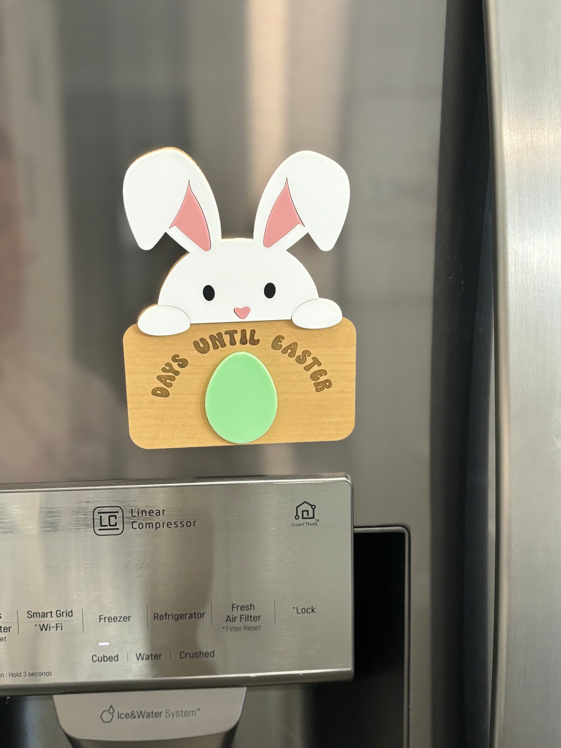 Easter Countdown for Kids, Easter Bunny Magnet Countdown, Easter Countdown, Refrigerator Magnet