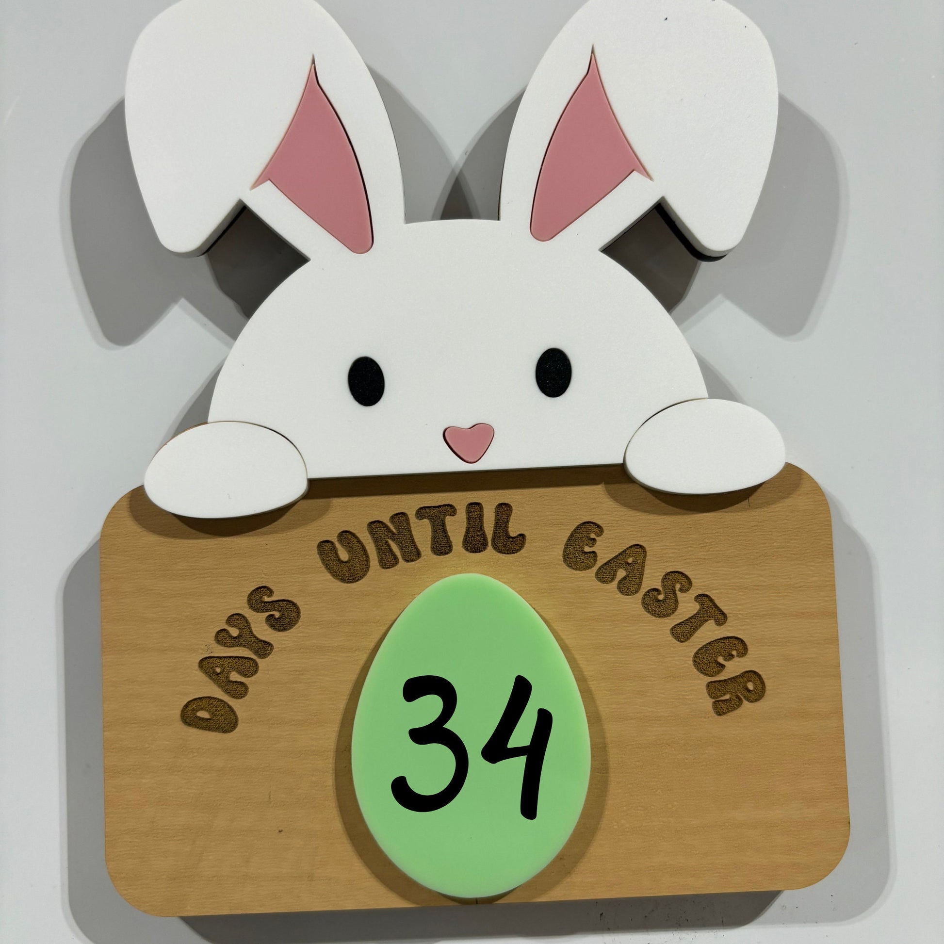Easter Countdown for Kids, Easter Bunny Magnet Countdown, Easter Countdown, Refrigerator Magnet