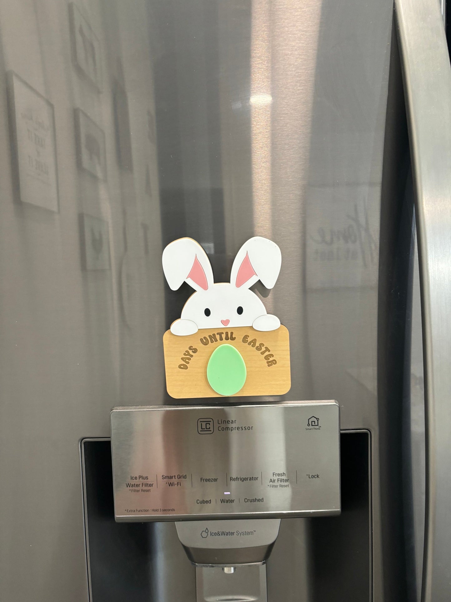 Easter Countdown for Kids, Easter Bunny Magnet Countdown, Easter Countdown, Refrigerator Magnet