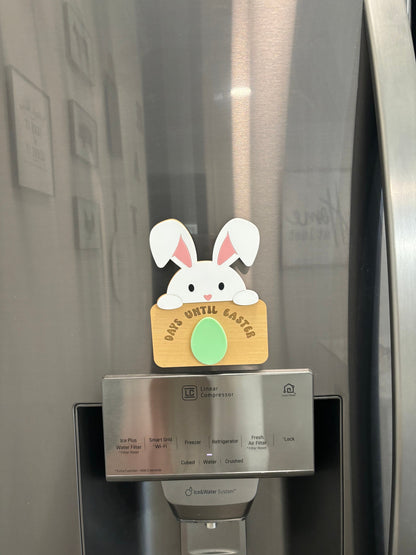 Easter Countdown for Kids, Easter Bunny Magnet Countdown, Easter Countdown, Refrigerator Magnet