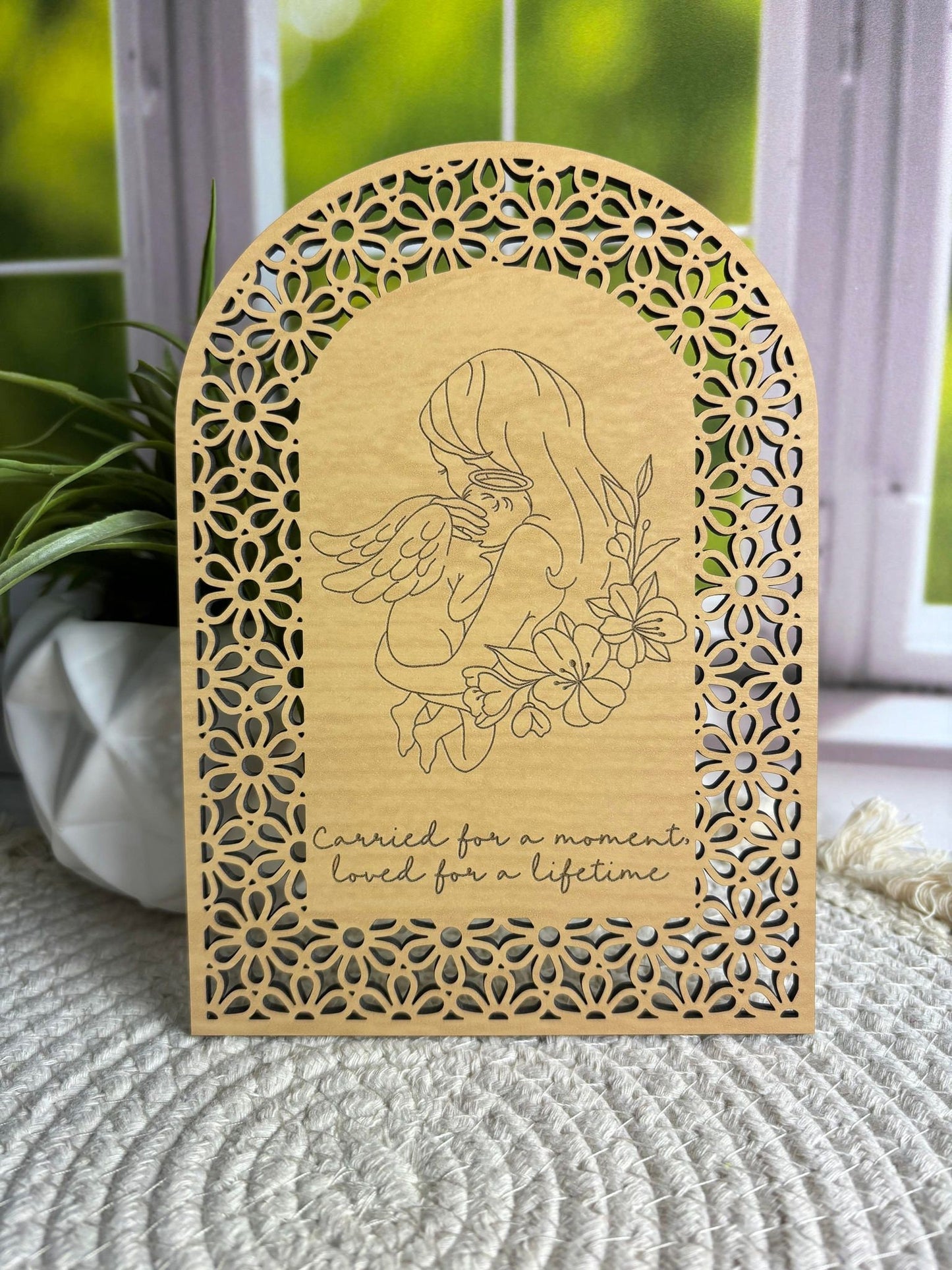Miscarriage and Baby Loss Gift | Baby Memorial | Pregnancy Loss | Bereavement Gift | Stillbirth Memorial | Angel baby Plaque | Infant Loss