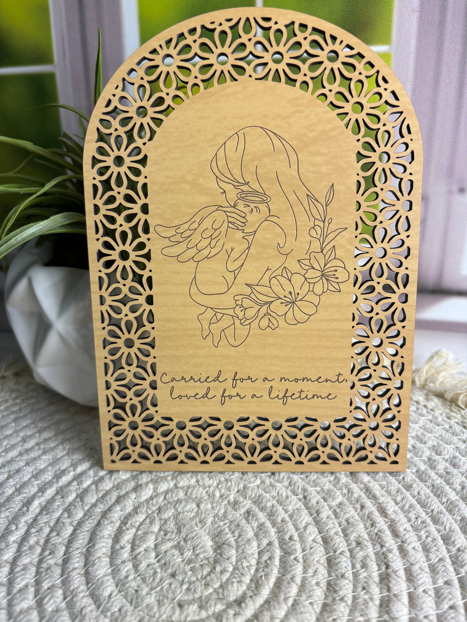 Miscarriage and Baby Loss Gift | Baby Memorial | Pregnancy Loss | Bereavement Gift | Stillbirth Memorial | Angel baby Plaque | Infant Loss