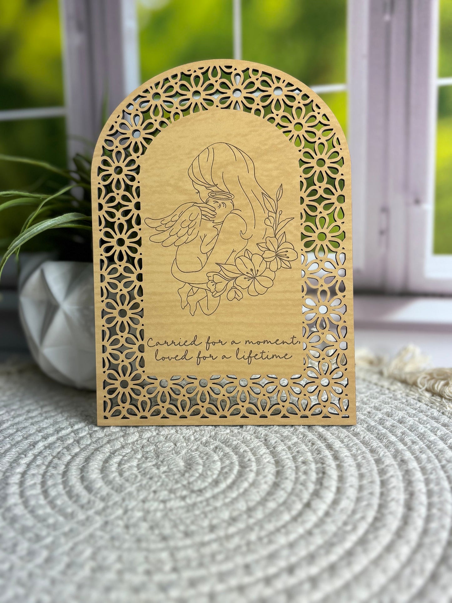 Miscarriage and Baby Loss Gift | Baby Memorial | Pregnancy Loss | Bereavement Gift | Stillbirth Memorial | Angel baby Plaque | Infant Loss