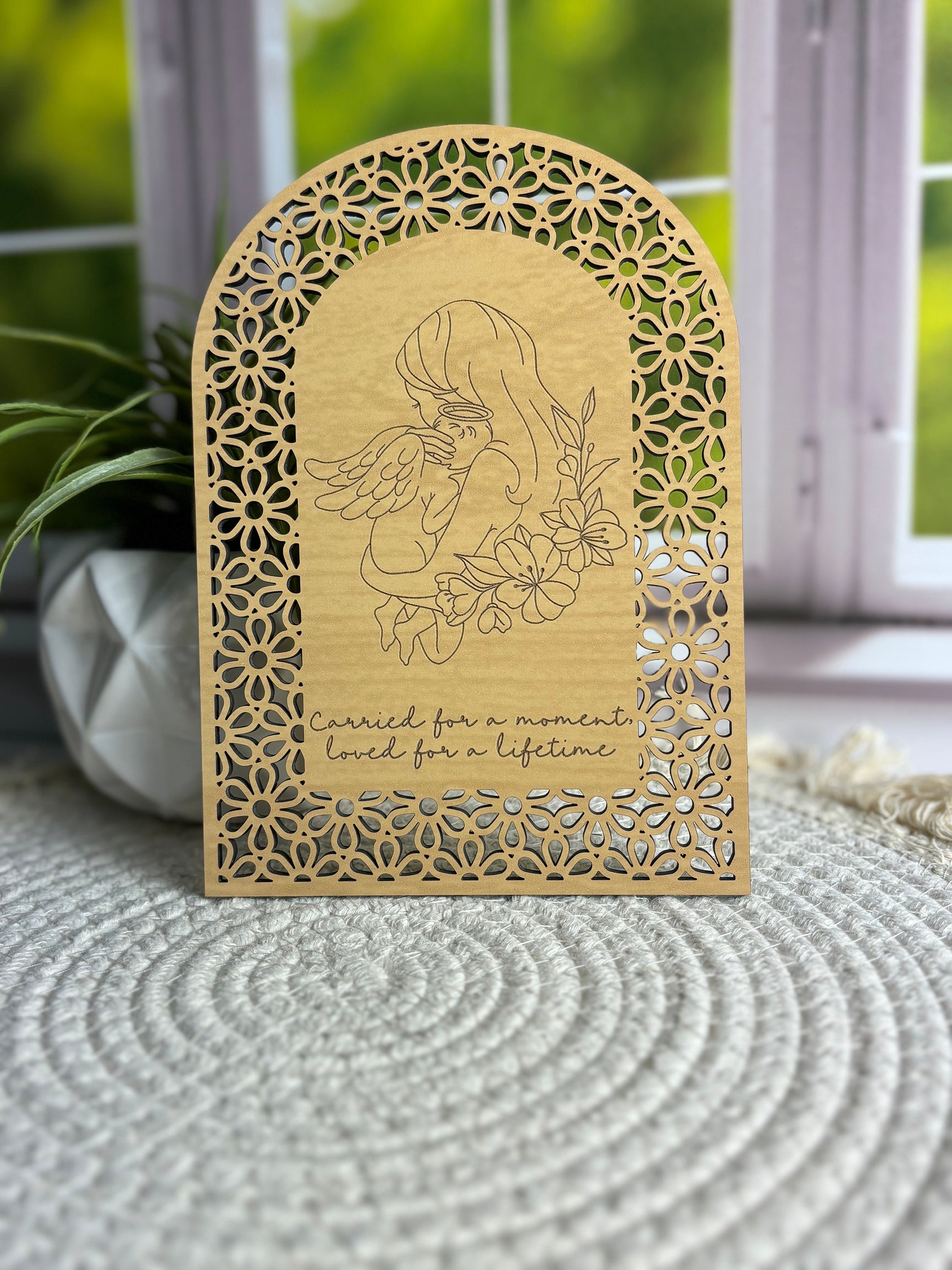 Miscarriage and Baby Loss Gift | Baby Memorial | Pregnancy Loss | Bereavement Gift | Stillbirth Memorial | Angel baby Plaque | Infant Loss