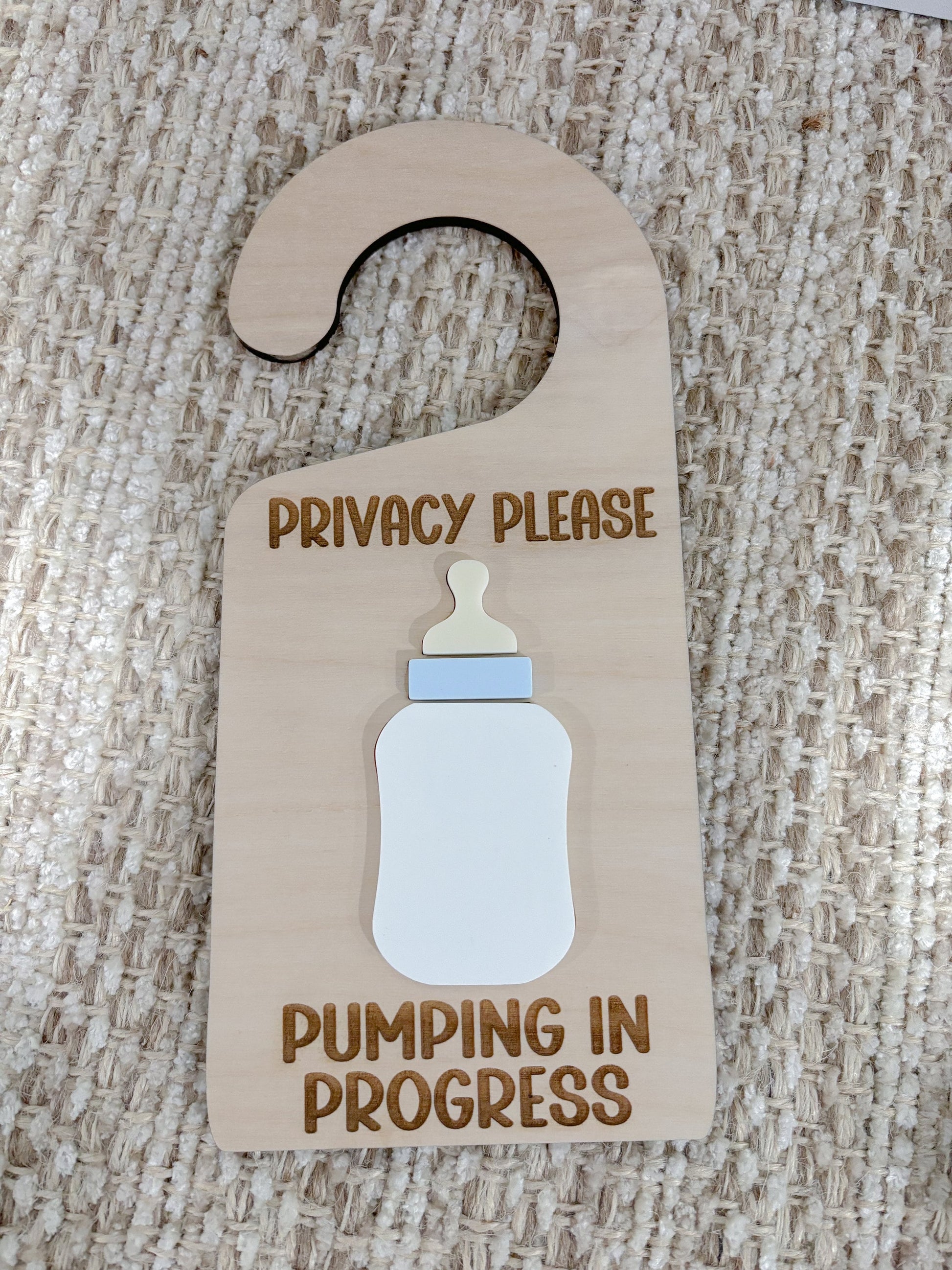 Pumping In Session Door Hanger, Pumping Sign, Nursing Sign, Privacy Door Hanger, Breastfeeding Door Sign, Privacy Please Hanger