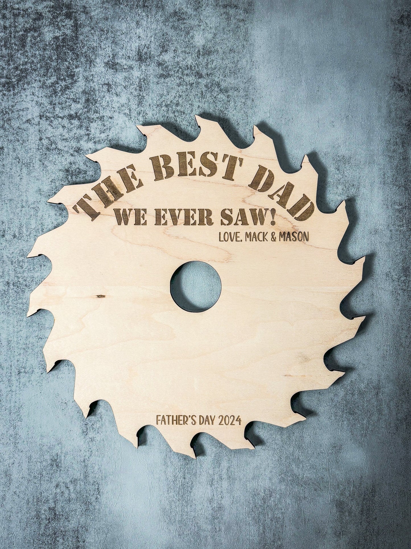 Handprint Sign for Fathers Day, Saw Shed Sign, Fathers Day Gift from kids, Tool Sign, DIY Handprint, Best Dad I Ever Saw, Fathers Day Sign