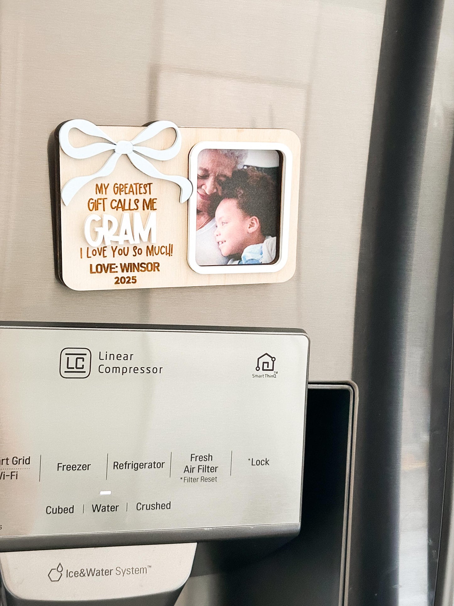 Mother’s Day Photo Magnet, Mother’s Day Gift, Picture Frame for Mom, Gift for Mom, Gift for Grandma, Magnet Picture Frame, Kids Photo Holder