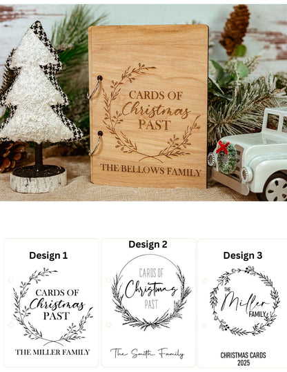 Christmas Cars Keeper, Holiday Card Album, Card Saver, Christmas Card Keepsake Album, Cards of Christmas Past, Card Storage Gift