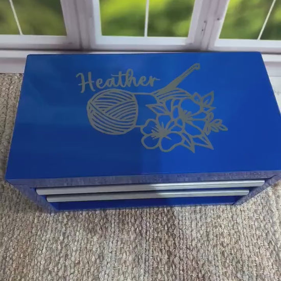Personalized Tool Box, Engraved Custom Tool Box, Mini Tool Box, Tool Box Gift for Men, Tool Box for Kids, Crafter Organization Tool Box
