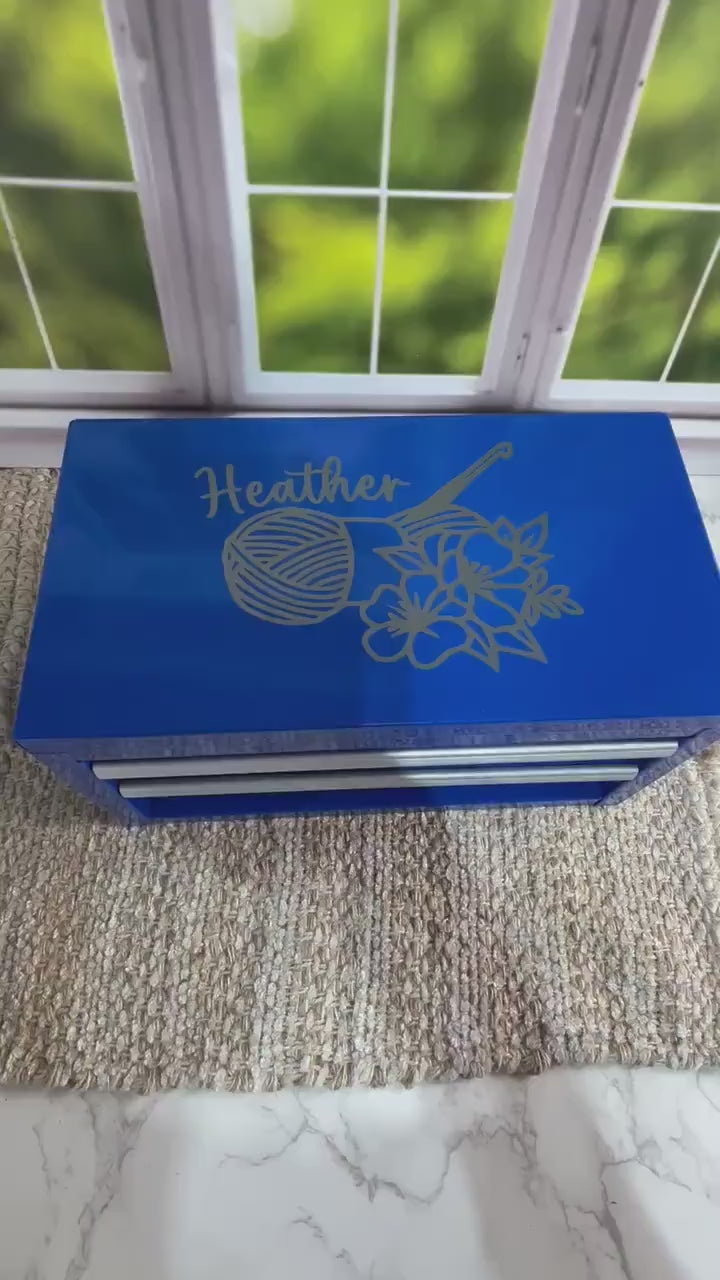 Personalized Tool Box, Engraved Custom Tool Box, Mini Tool Box, Tool Box Gift for Men, Tool Box for Kids, Crafter Organization Tool Box