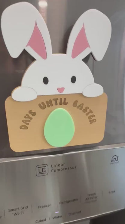 Easter Countdown for Kids, Easter Bunny Magnet Countdown, Easter Countdown, Refrigerator Magnet