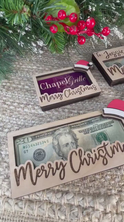 Christmas Money Cash Gift Card Holder