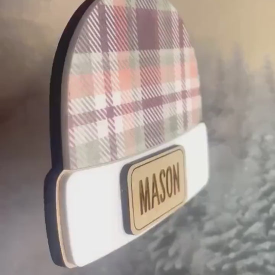Cozy Winter Hat Ornament | Kids Ornament