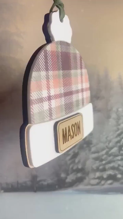 Cozy Winter Hat Ornament | Kids Ornament